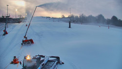 Sjezdovka skiareálu Hlubočky