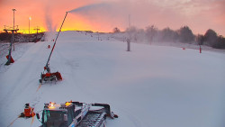 Sjezdovka skiareálu Hlubočky