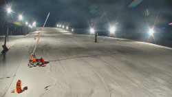 Sjezdovka skiareálu Hlubočky