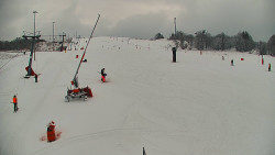 Sjezdovka skiareálu Hlubočky