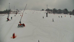 Sjezdovka skiareálu Hlubočky