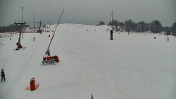 Sjezdovka skiareálu Hlubočky