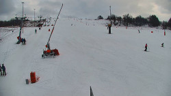 Sjezdovka skiareálu Hlubočky