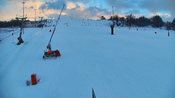 Sjezdovka skiareálu Hlubočky