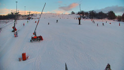 Sjezdovka skiareálu Hlubočky