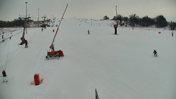 Sjezdovka skiareálu Hlubočky