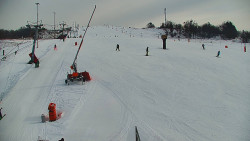 Sjezdovka skiareálu Hlubočky