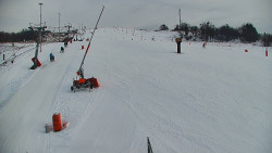 Sjezdovka skiareálu Hlubočky