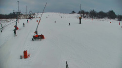 Sjezdovka skiareálu Hlubočky