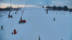 Sjezdovka skiareálu Hlubočky