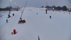 Sjezdovka skiareálu Hlubočky