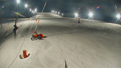 Sjezdovka skiareálu Hlubočky