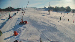 Sjezdovka skiareálu Hlubočky