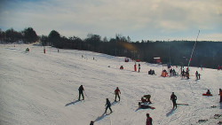Sjezdovka skiareálu Hlubočky