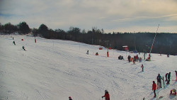 Sjezdovka skiareálu Hlubočky