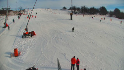 Sjezdovka skiareálu Hlubočky