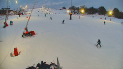 Sjezdovka skiareálu Hlubočky