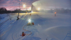 Sjezdovka skiareálu Hlubočky