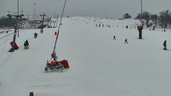 Sjezdovka skiareálu Hlubočky