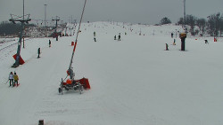 Sjezdovka skiareálu Hlubočky