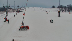 Sjezdovka skiareálu Hlubočky