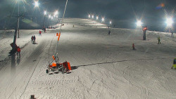 Sjezdovka skiareálu Hlubočky