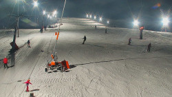 Sjezdovka skiareálu Hlubočky