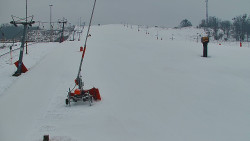 Sjezdovka skiareálu Hlubočky