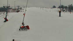 Sjezdovka skiareálu Hlubočky