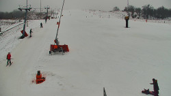 Sjezdovka skiareálu Hlubočky