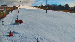 Sjezdovka skiareálu Hlubočky