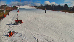 Sjezdovka skiareálu Hlubočky