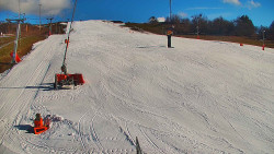 Sjezdovka skiareálu Hlubočky