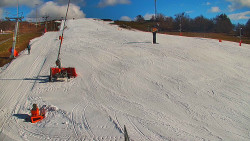 Sjezdovka skiareálu Hlubočky