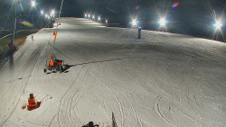 Sjezdovka skiareálu Hlubočky