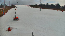 Sjezdovka skiareálu Hlubočky