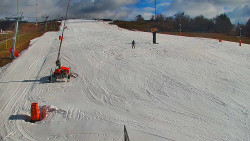 Sjezdovka skiareálu Hlubočky