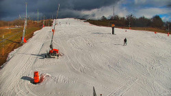 Sjezdovka skiareálu Hlubočky