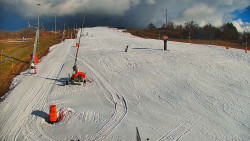 Sjezdovka skiareálu Hlubočky