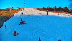 Sjezdovka skiareálu Hlubočky