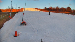 Sjezdovka skiareálu Hlubočky