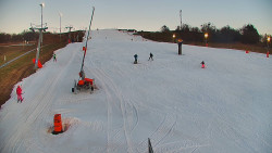 Sjezdovka skiareálu Hlubočky