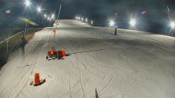 Sjezdovka skiareálu Hlubočky