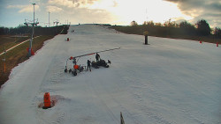 Sjezdovka skiareálu Hlubočky