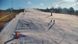 Sjezdovka skiareálu Hlubočky