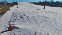 Sjezdovka skiareálu Hlubočky