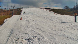 Sjezdovka skiareálu Hlubočky