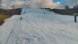 Sjezdovka skiareálu Hlubočky