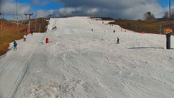 Sjezdovka skiareálu Hlubočky