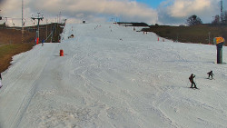 Sjezdovka skiareálu Hlubočky